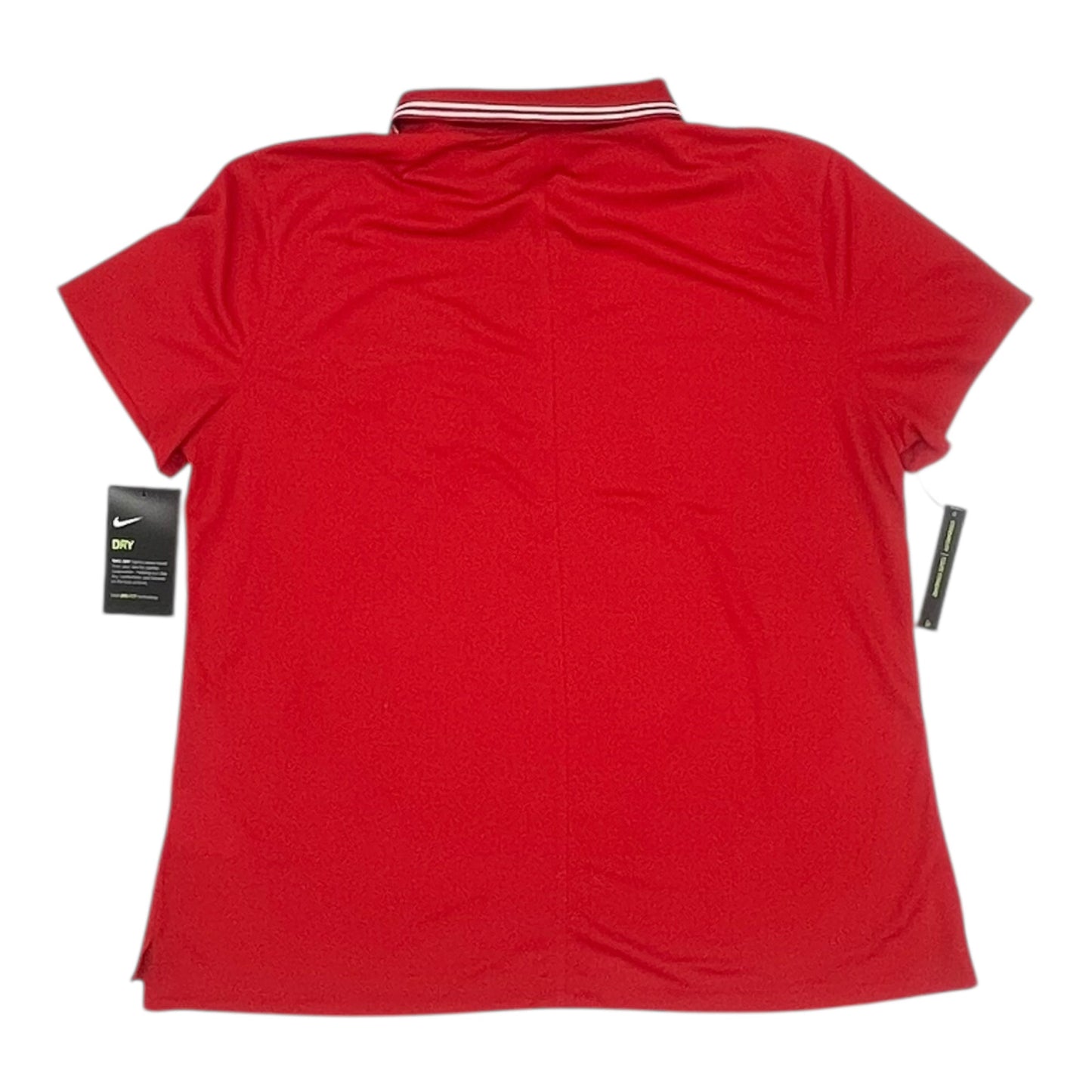 Athletic Top Ss By Nike In Red, Size:Xl