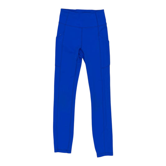 Athletic Leggings By Lululemon In Blue, Size:Xs