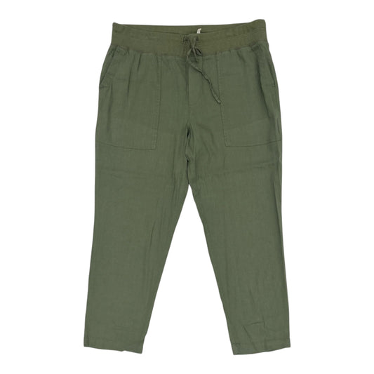Pants Linen By Lou And Grey In Green, Size:Xl