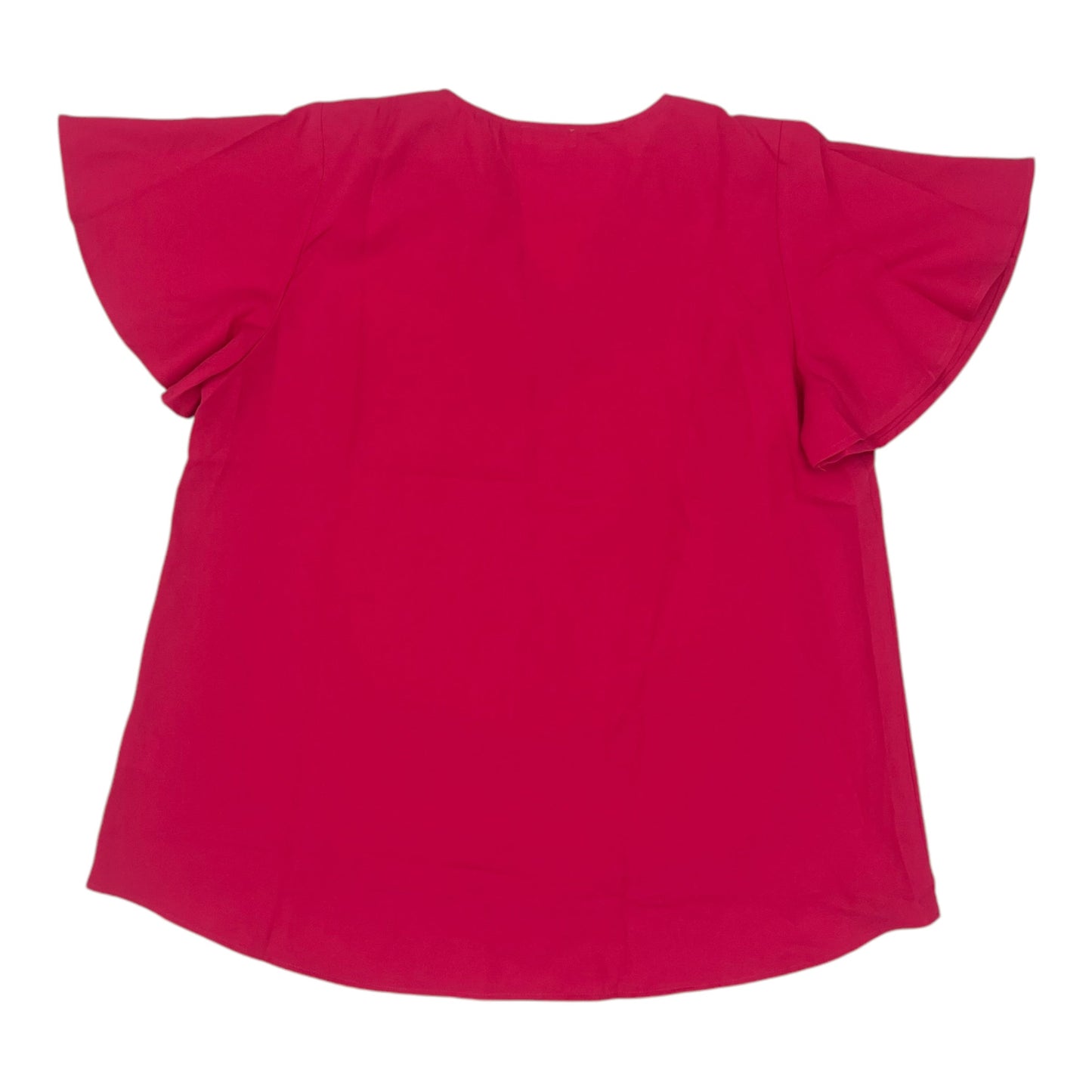 Blouse Ss By Chicsoul In Pink, Size:3X