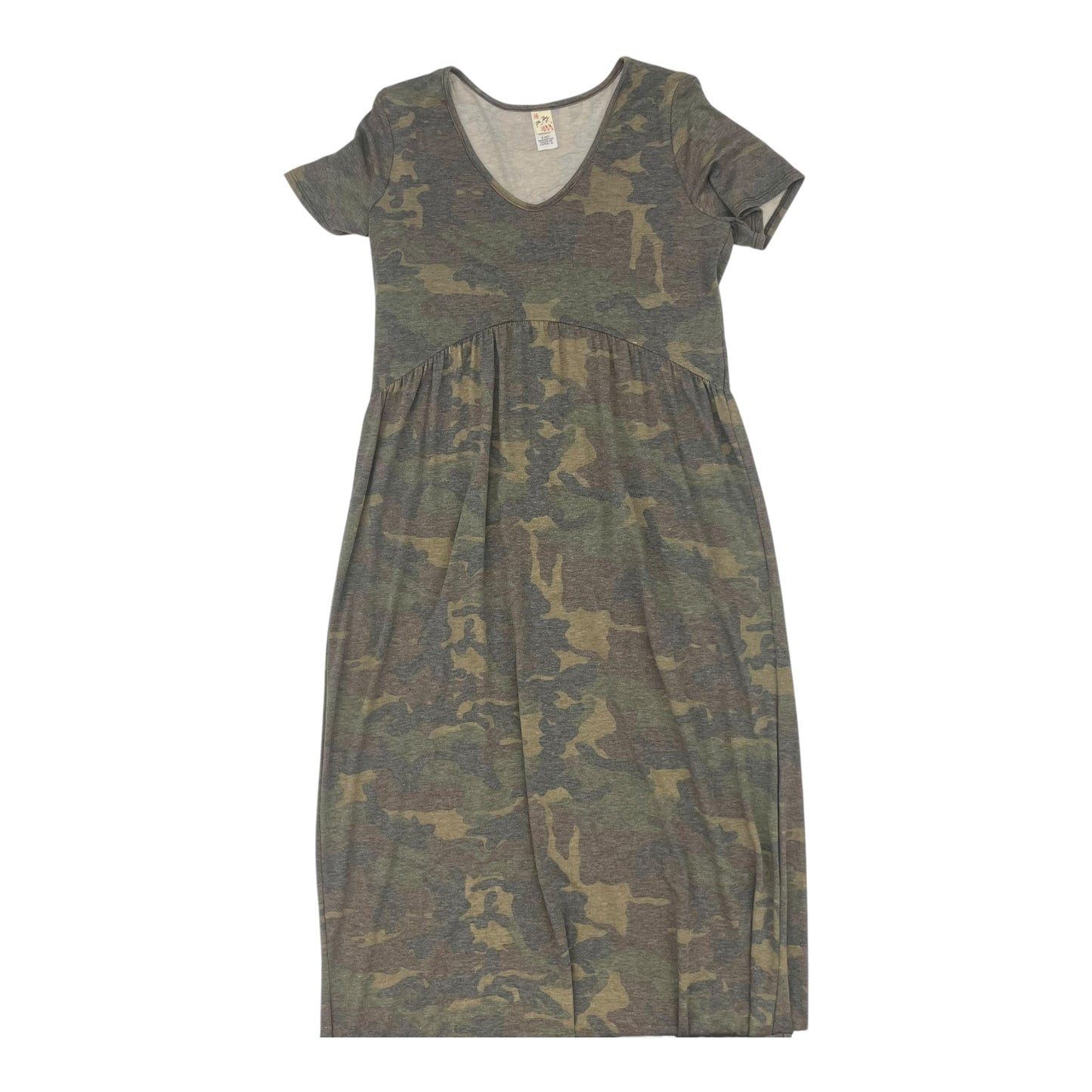 Dress Casual Maxi By 7Th Ray In Camouflage Print, Size:L