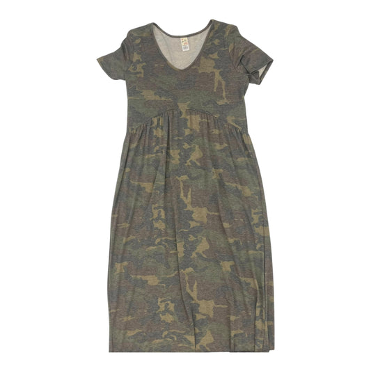 Dress Casual Maxi By 7Th Ray In Camouflage Print, Size:L
