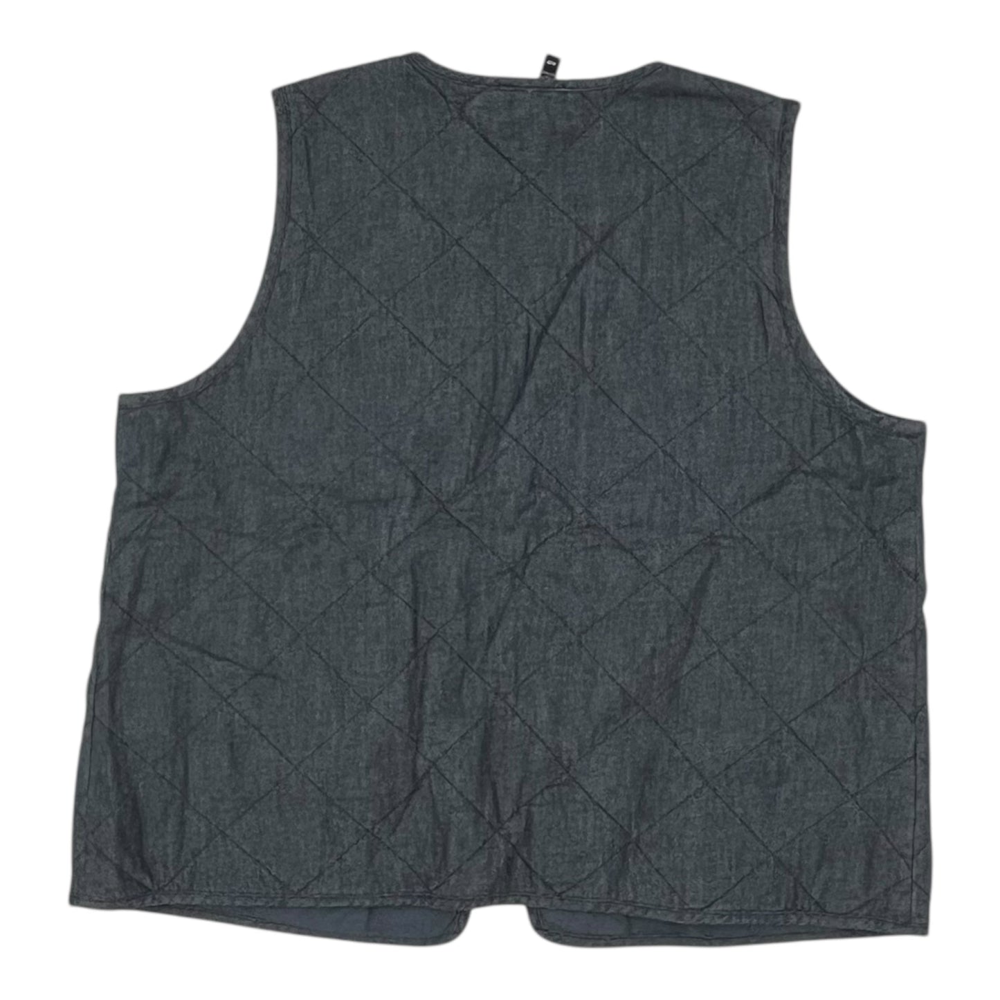 Vest Puffer & Quilted By Eileen Fisher In Navy, Size:M