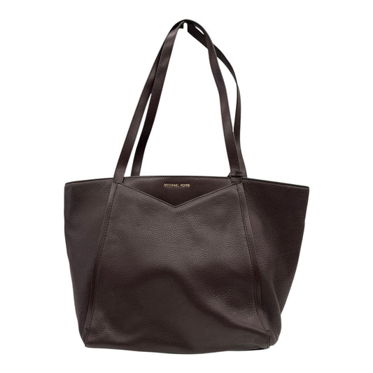Handbag Designer By Michael Kors In Brown, Size:Large