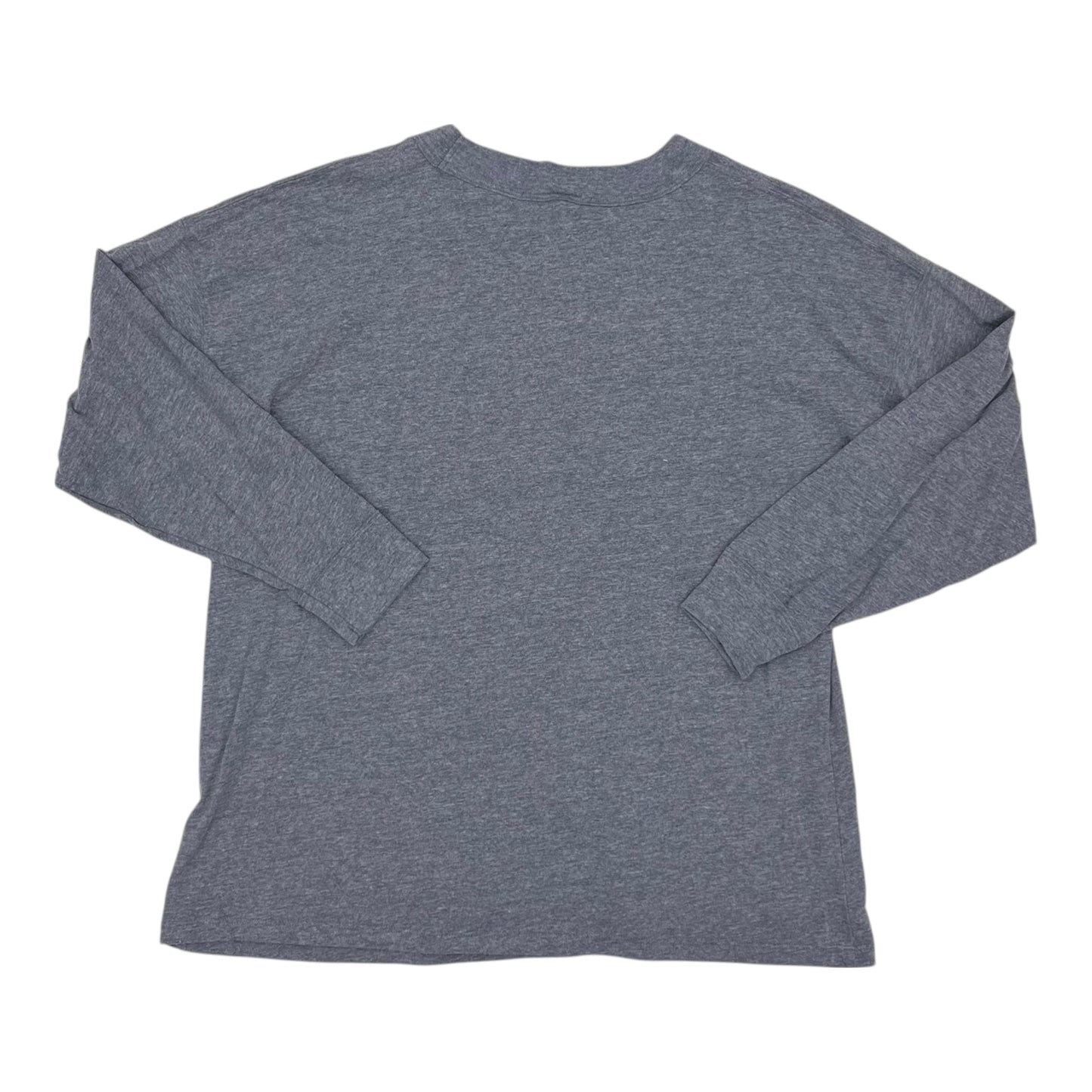 Athletic Top Ls Crewneck By Pink In Blue, Size:L