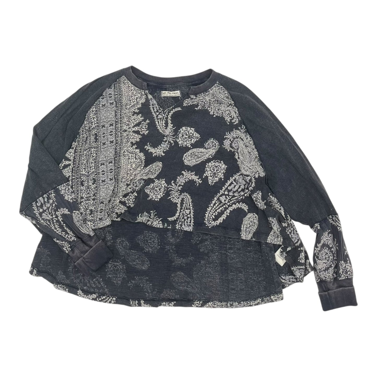 Top Ls By We The Free In Grey, Size:Xs
