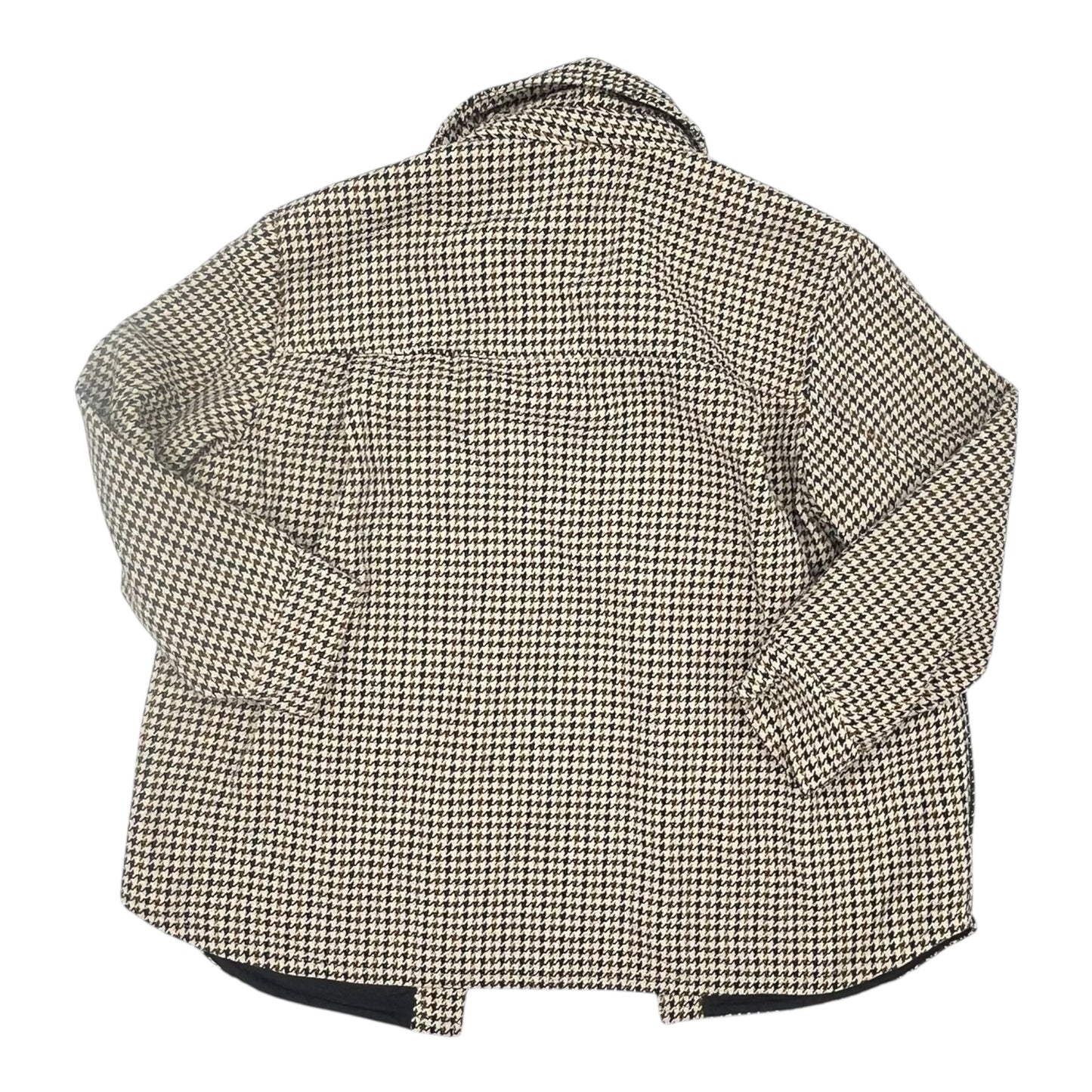 Jacket Shirt By H&M In Brown, Size:L
