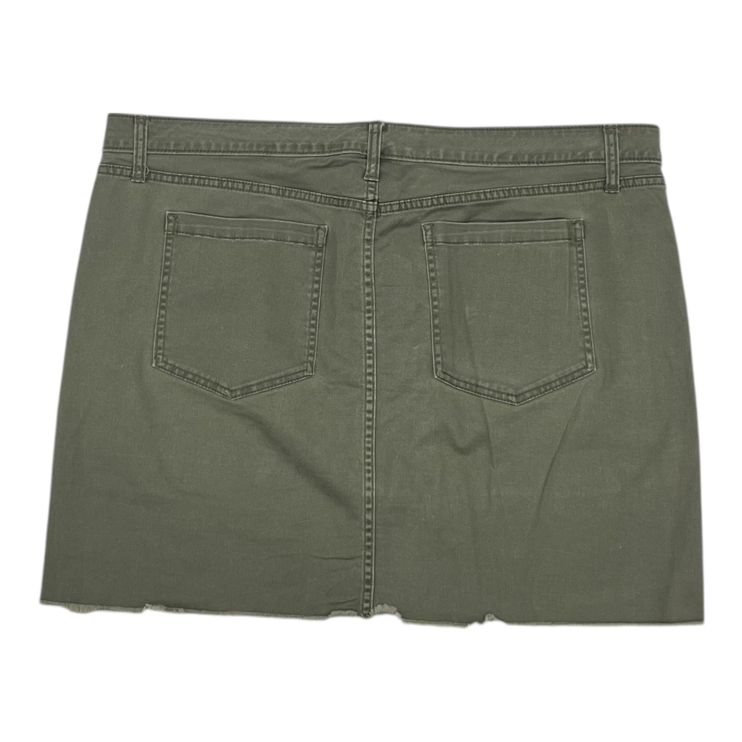 Skirt Mini & Short By Universal Thread In Green, Size:18