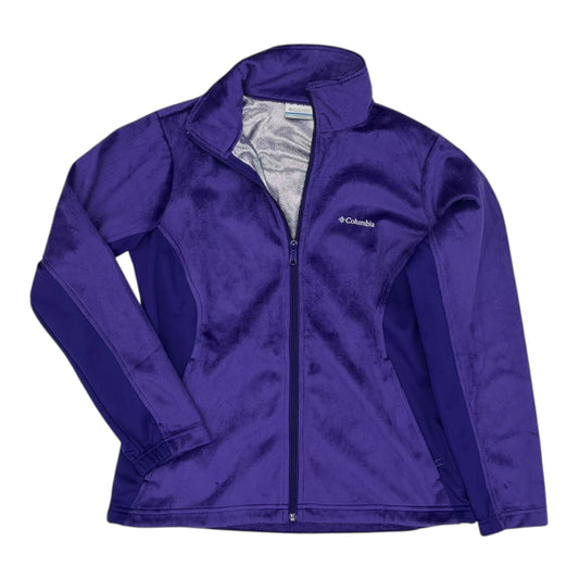 Jacket Faux Fur & Sherpa By Columbia In Purple, Size:M