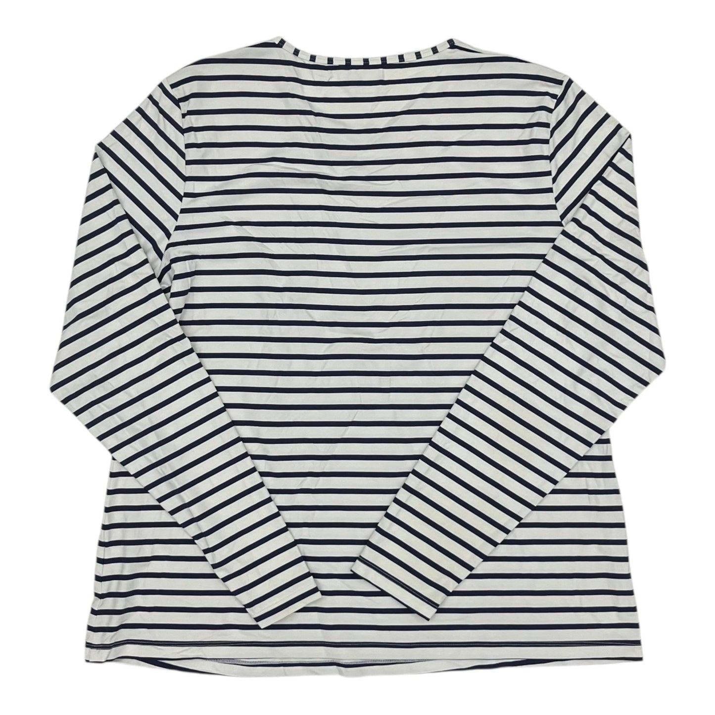 Top Ls By Lands End In Blue & White, Size:Xl