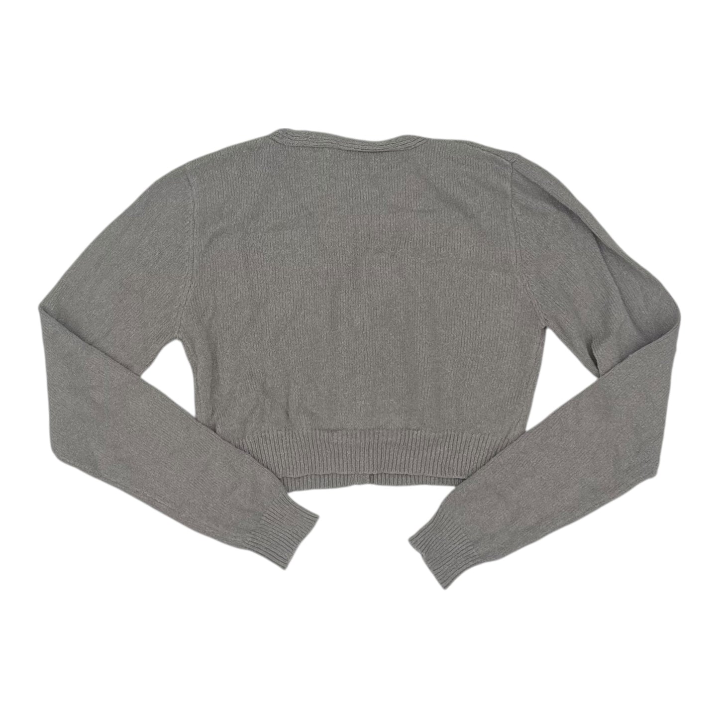 Sweater Cardigan By Double Zero In Grey, Size:S