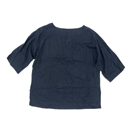 Blouse 3/4 Sleeve By Pure Jill In Navy, Size:M