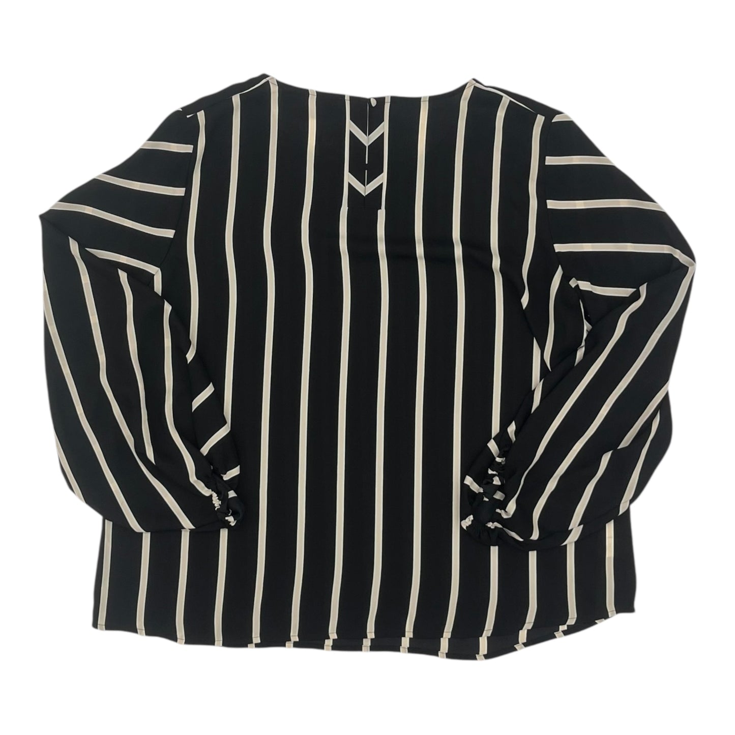 Blouse Ls By Loft In Black, Size:S
