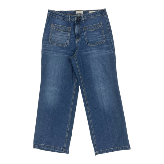 Jeans Wide Leg By Jessica Simpson In Blue Denim, Size:18