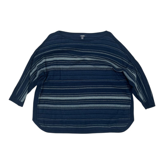 Sweater By Chaps In Blue, Size:1X