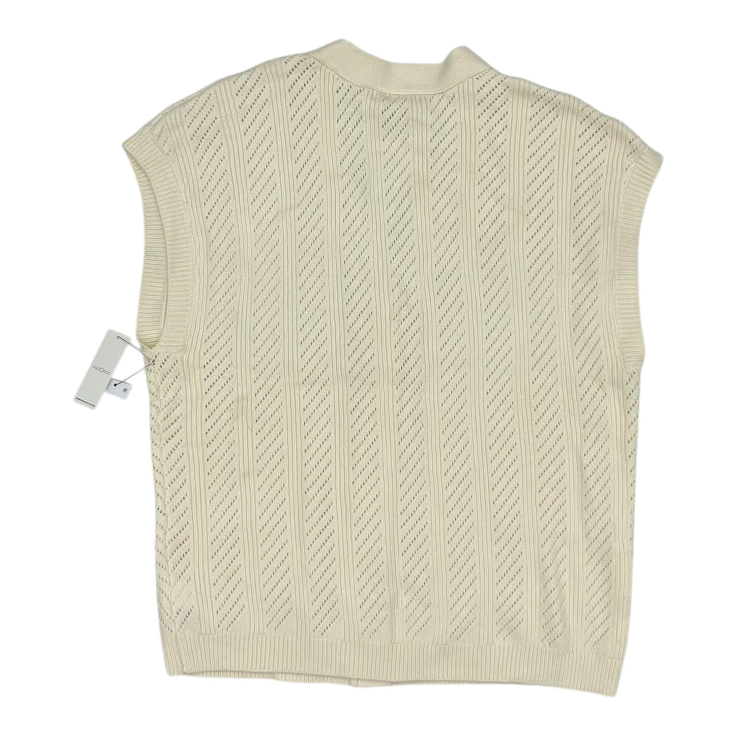 Sweater Cardigan By Liverpool In Cream, Size:M