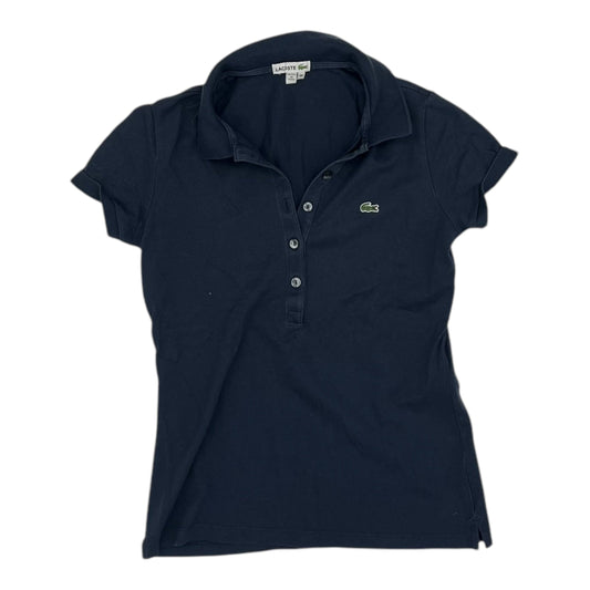 Top Ss By Lacoste In Navy, Size:S
