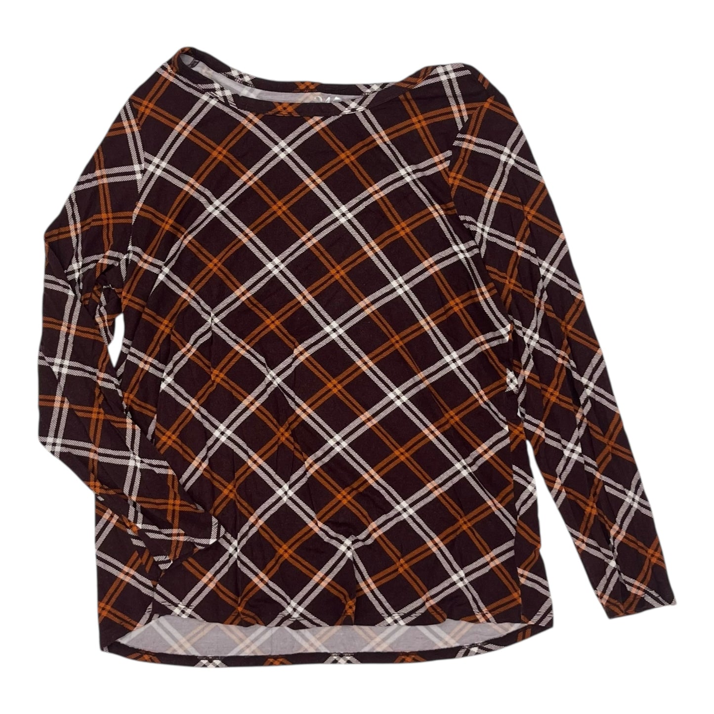 Top Ls Basic By Maurices In Maroon, Size:Xl