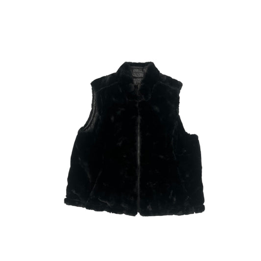 Vest Puffer & Quilted By Nicole By Nicole Miller In Black, Size:Xxl