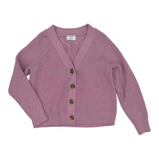 Sweater Cardigan By Old Navy In Purple, Size:M
