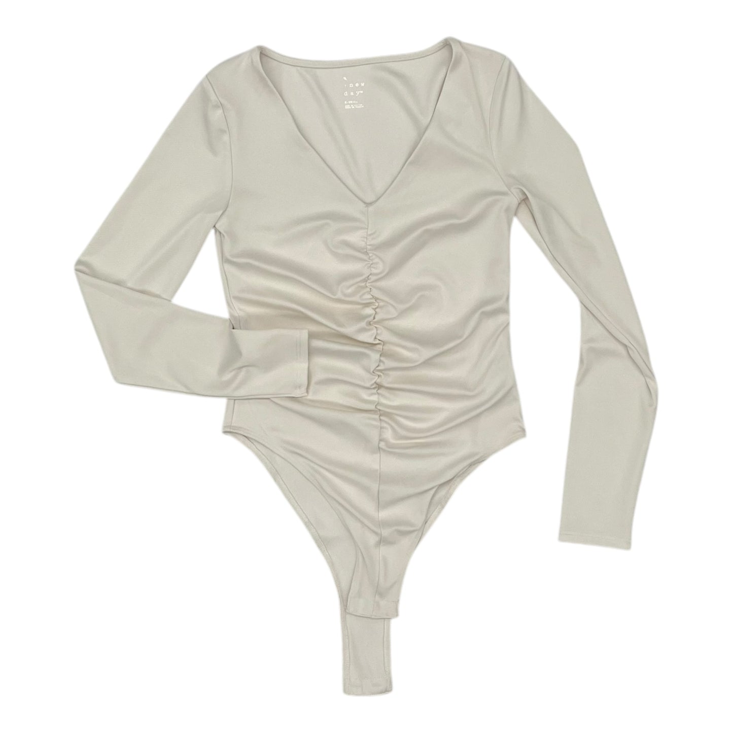 Bodysuit By A New Day In Cream, Size:Xs