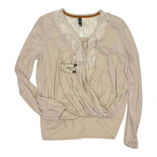 Top Ls By Alya In Tan, Size:Xxs