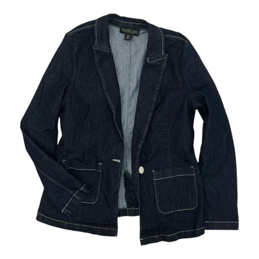 Blazer By Rachel Zoe In Blue Denim, Size:S