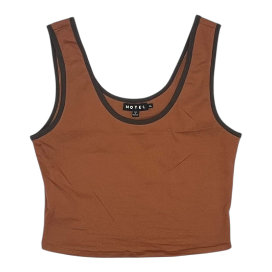 Tank Top By Clothes Mentor In Brown, Size:Xl