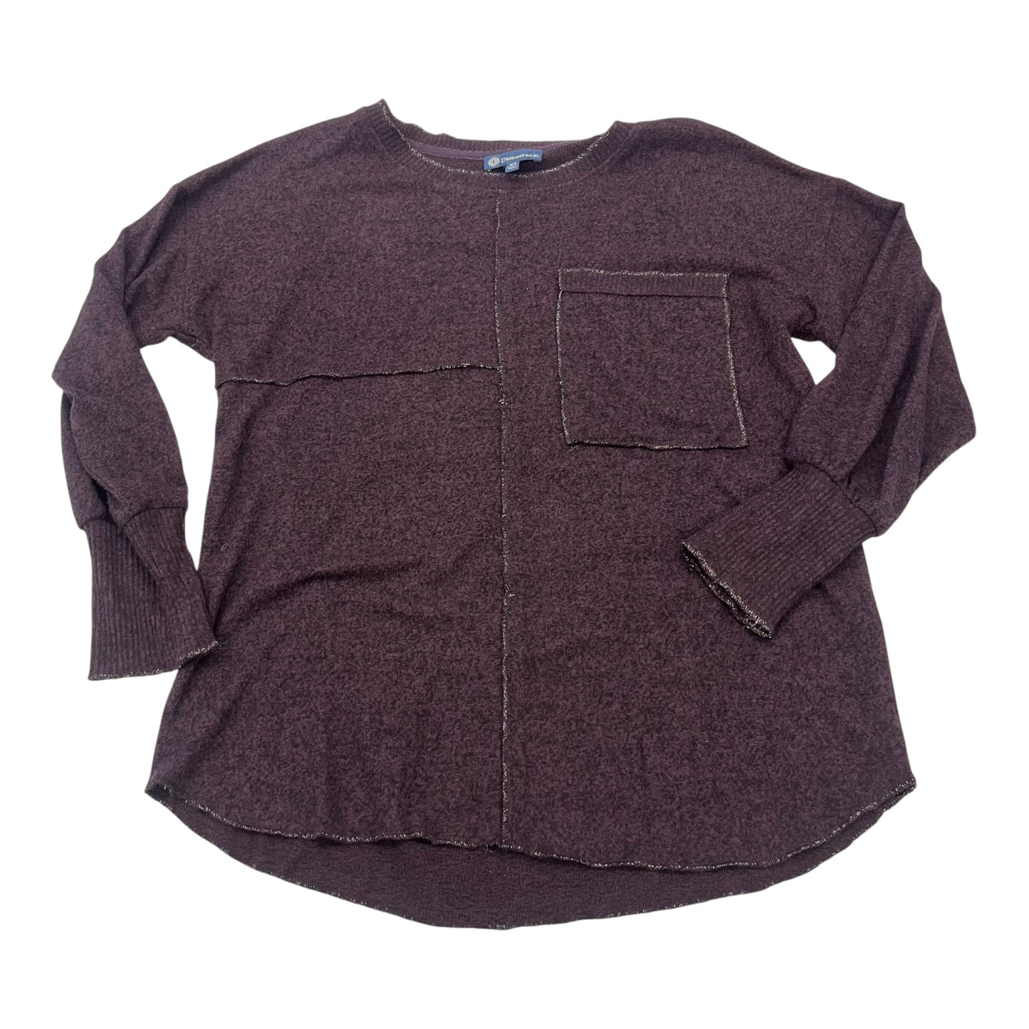 Top Ls By Democracy In Purple, Size:Xs