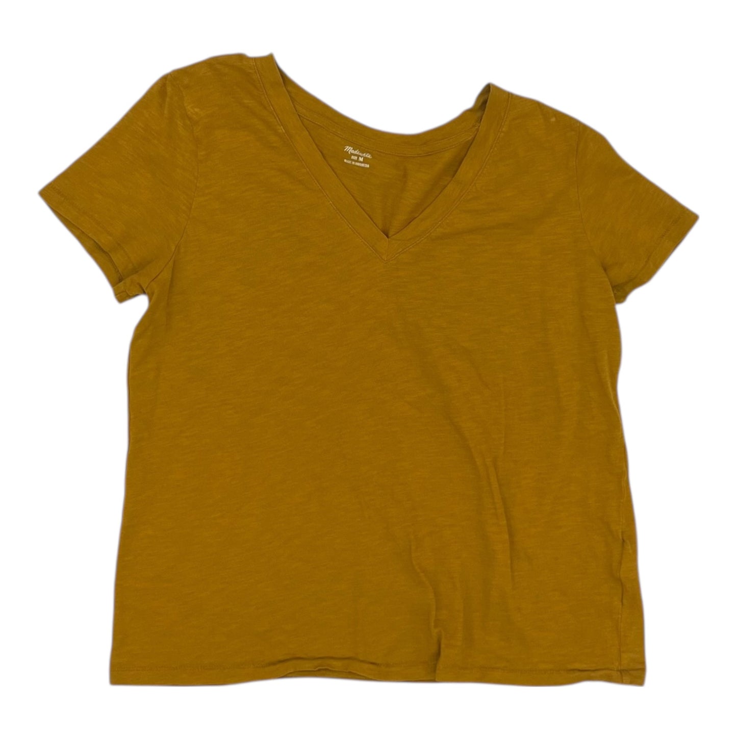 Top Ss Basic By Madewell In Yellow, Size:M
