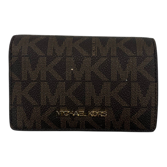 Wallet Designer By Michael Kors In Brown, Size:Medium