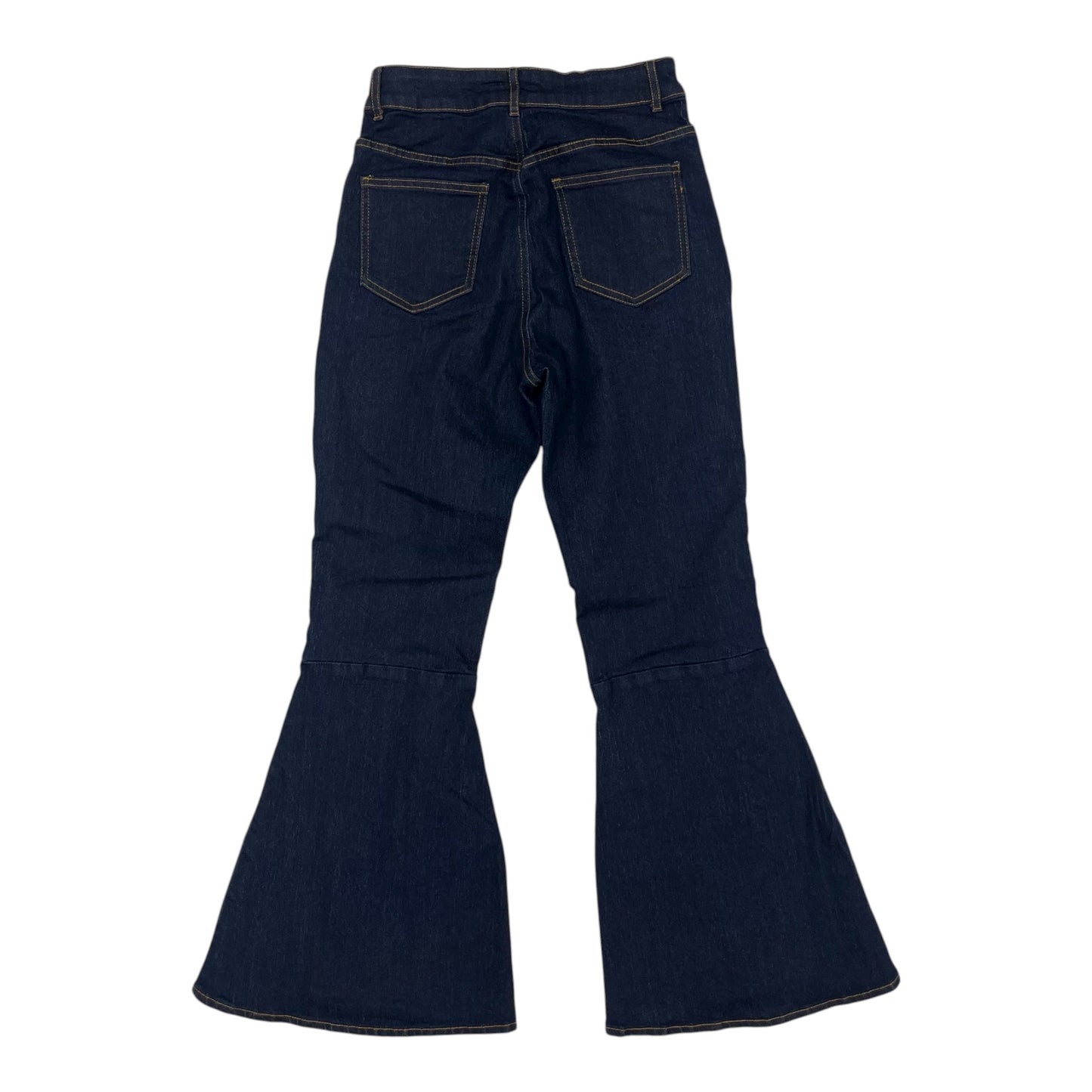 Jeans Flared By Venus In Blue Denim, Size:6
