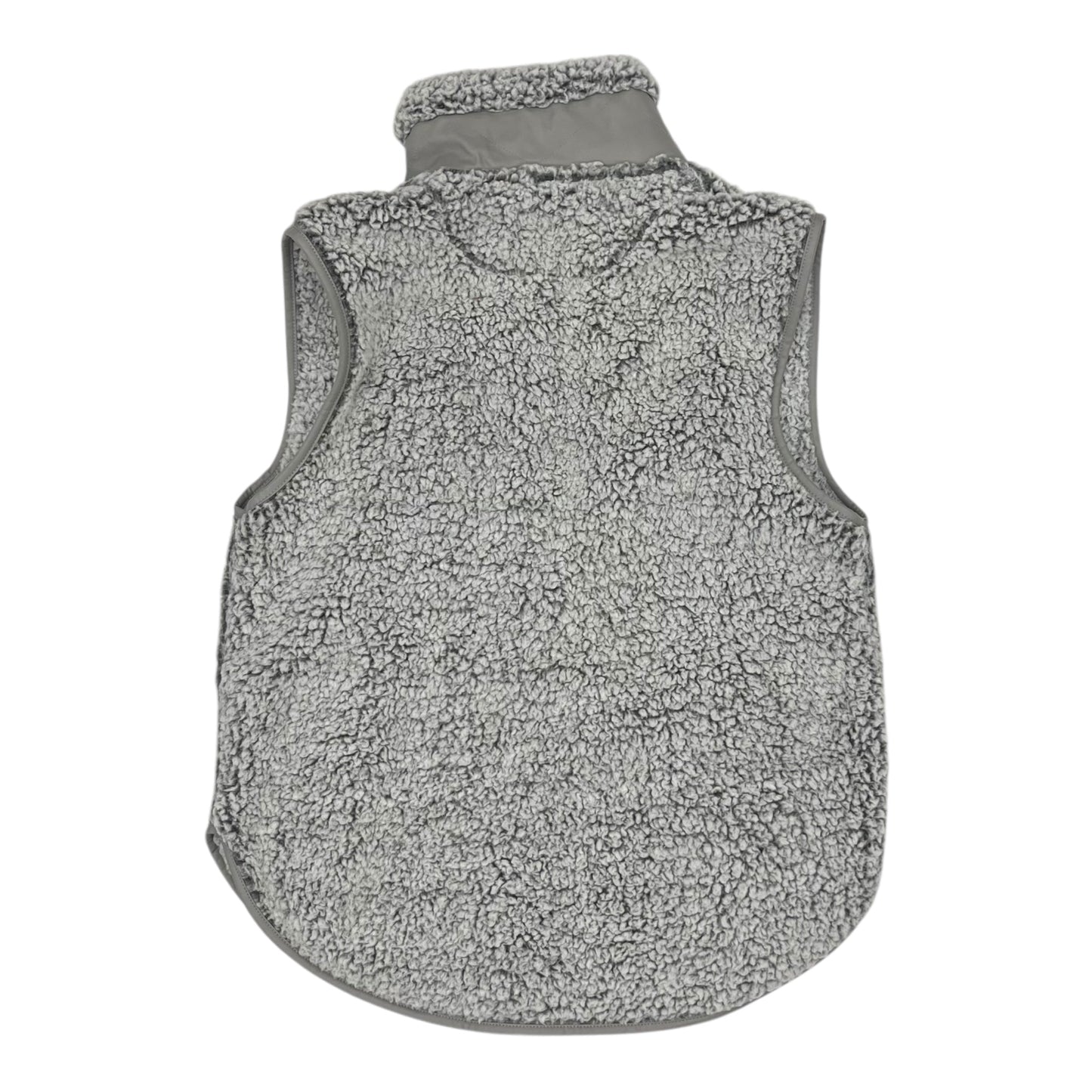 Vest Faux Fur & Sherpa By Abercrombie And Fitch In Grey, Size:L