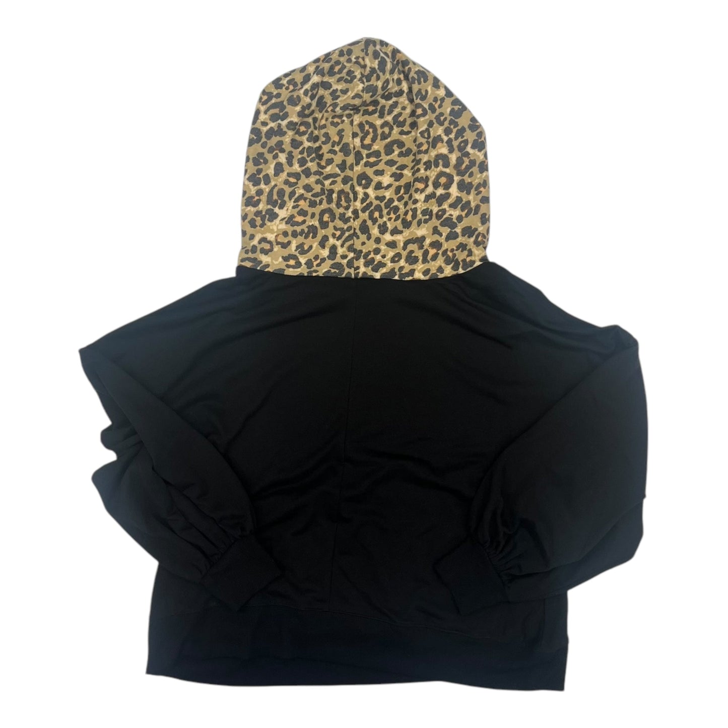 Sweatshirt Hoodie By Zenana Outfitters In Black, Size:Xl
