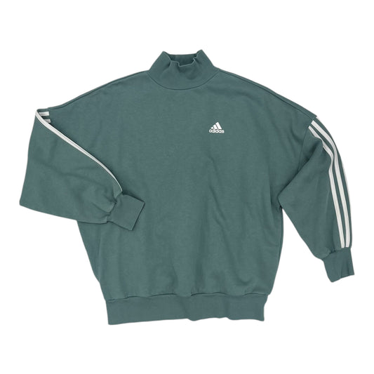 Athletic Sweatshirt Crewneck By Adidas In Grey, Size:S