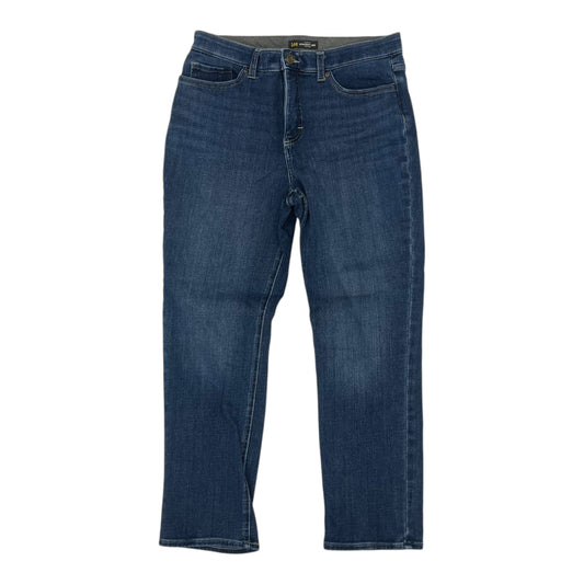Jeans Straight By Lee In Blue Denim, Size:12P