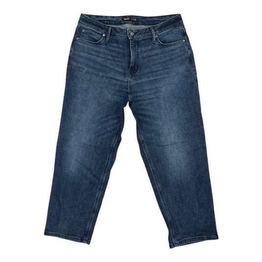 Jeans Boyfriend By Simply Vera In Blue Denim, Size:12