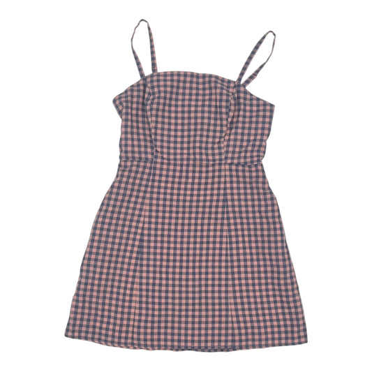 Dress Casual Short By Cme In Blue & Pink, Size:M