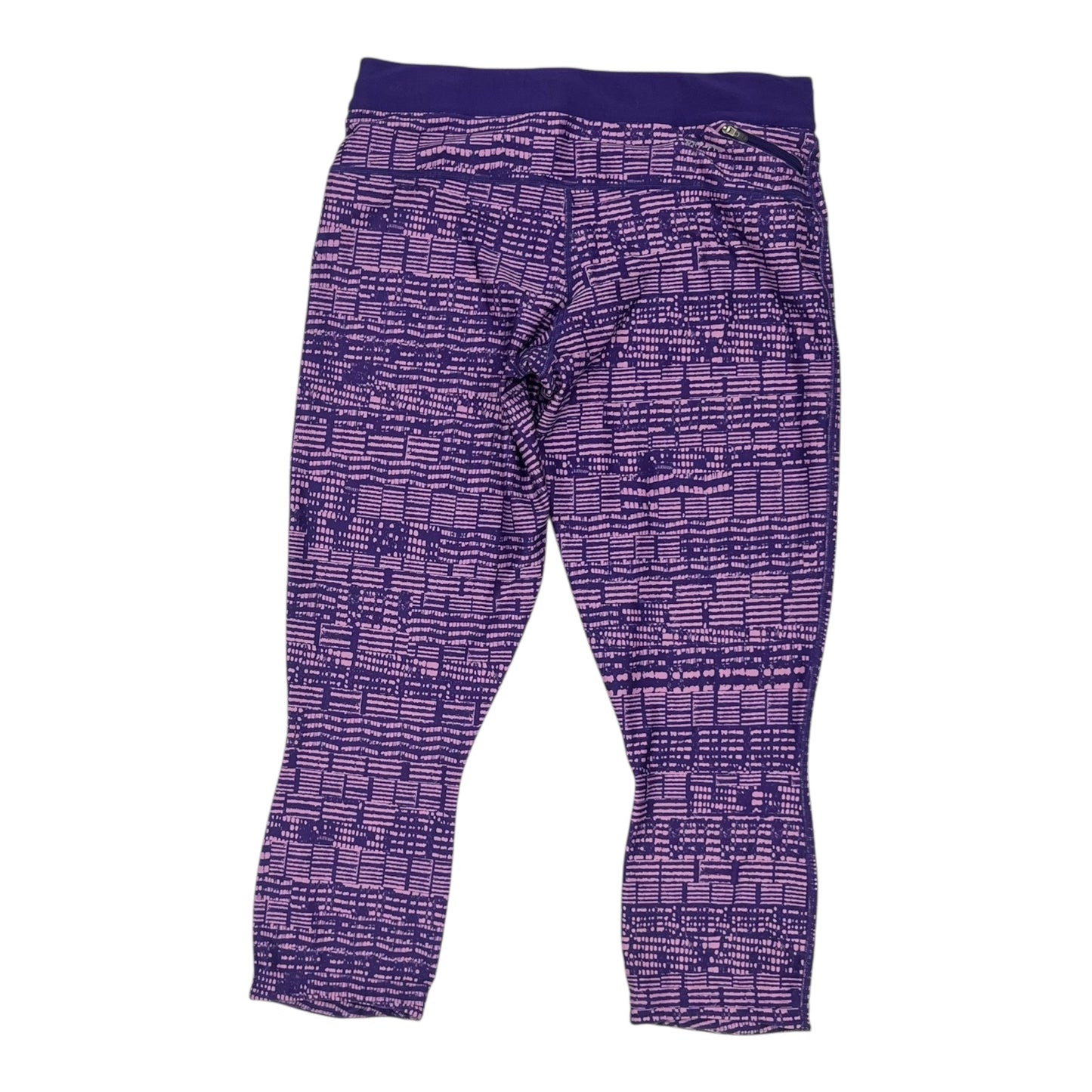 Athletic Leggings Capris By Nike Apparel In Purple, Size:L