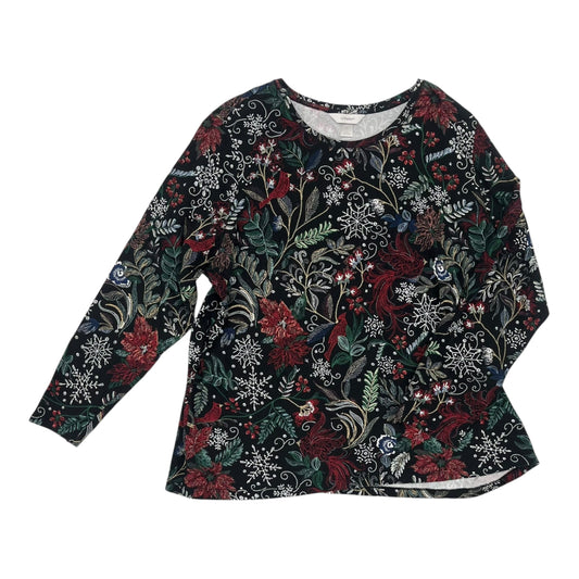 Top Ls By Cj Banks In Black, Size:2X