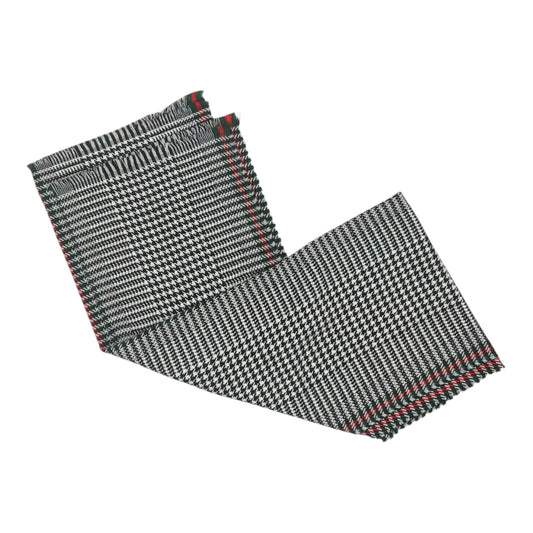 Scarf Winter By    Clothes Mentor In Black & Cream