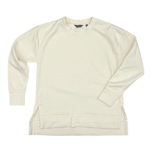 Athletic Top Ls Crewneck By Danskin In Cream, Size:S