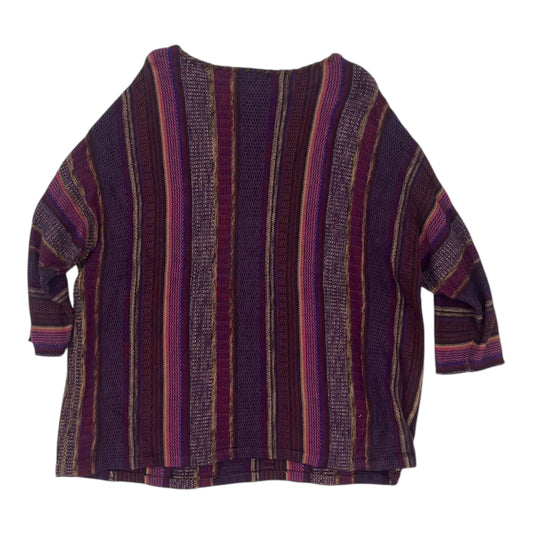 Sweater By Chaps In Purple, Size:1X