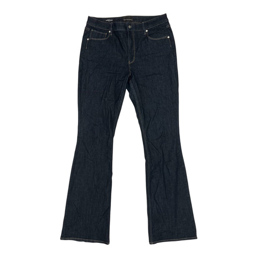 Jeans Flared By White House Black Market In Blue Denim, Size:14L