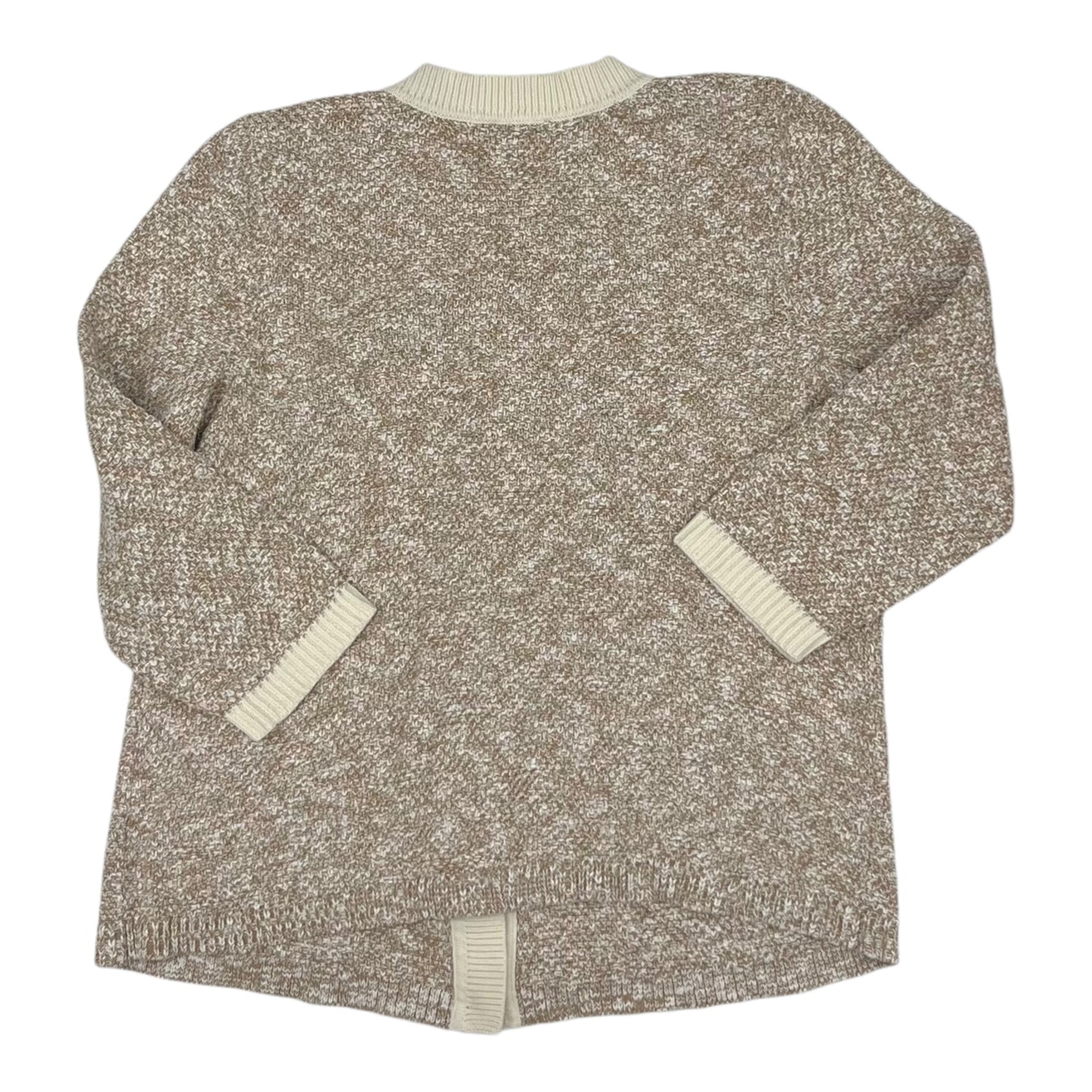 Sweater Cardigan By J. Jill In Brown, Size:M