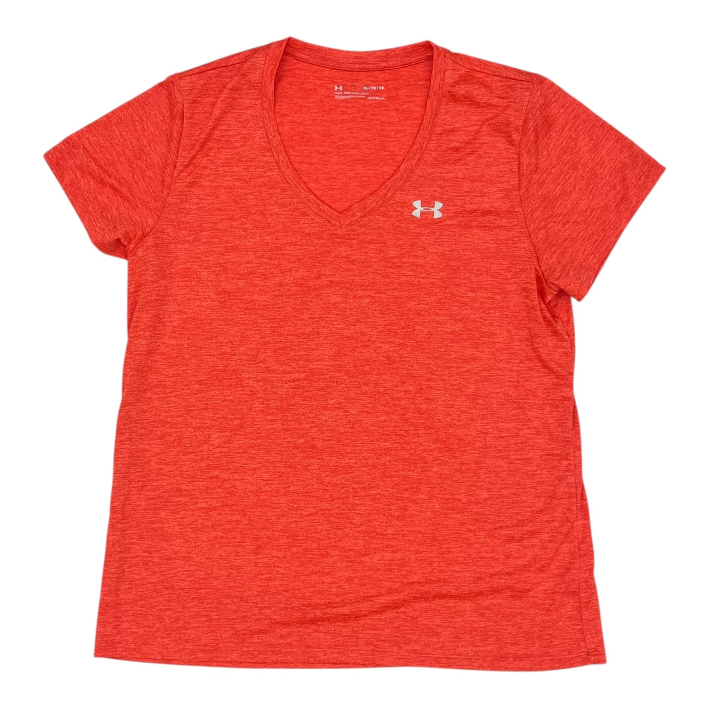 Athletic Top Ss By Under Armour In Orange, Size:Xl