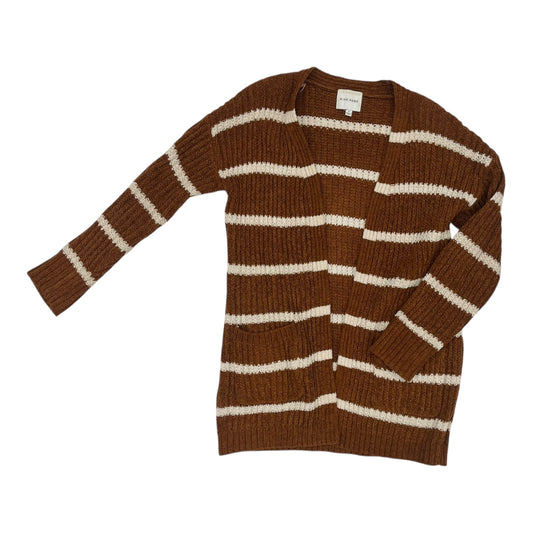 Sweater Cardigan By Pink Rose In Brown, Size:S