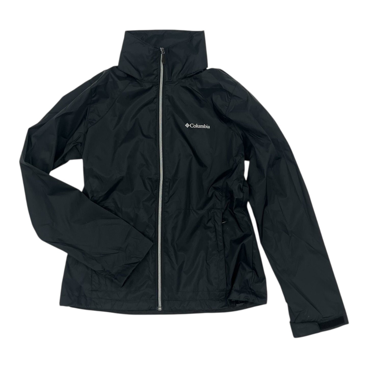 Jacket Windbreaker By Columbia In Black, Size:M