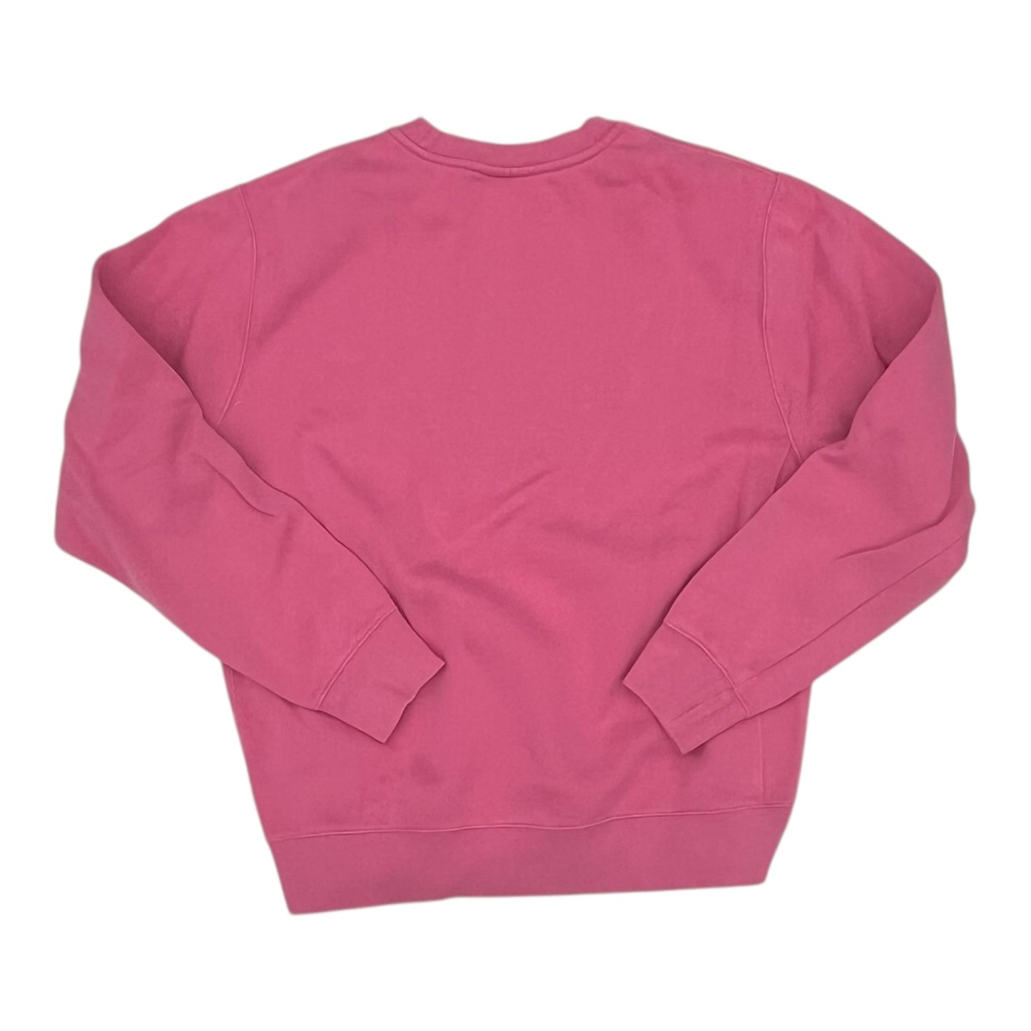 Athletic Sweatshirt Crewneck By Nike In Pink, Size:M