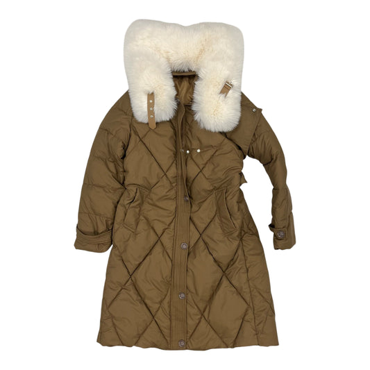 Coat Parka By Shein In Tan, Size:M